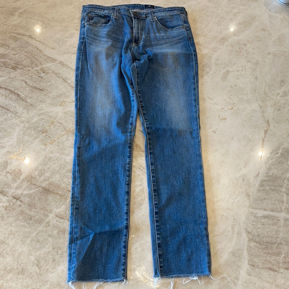 Women’s AG The Prima cigarette leg jeans, size 29